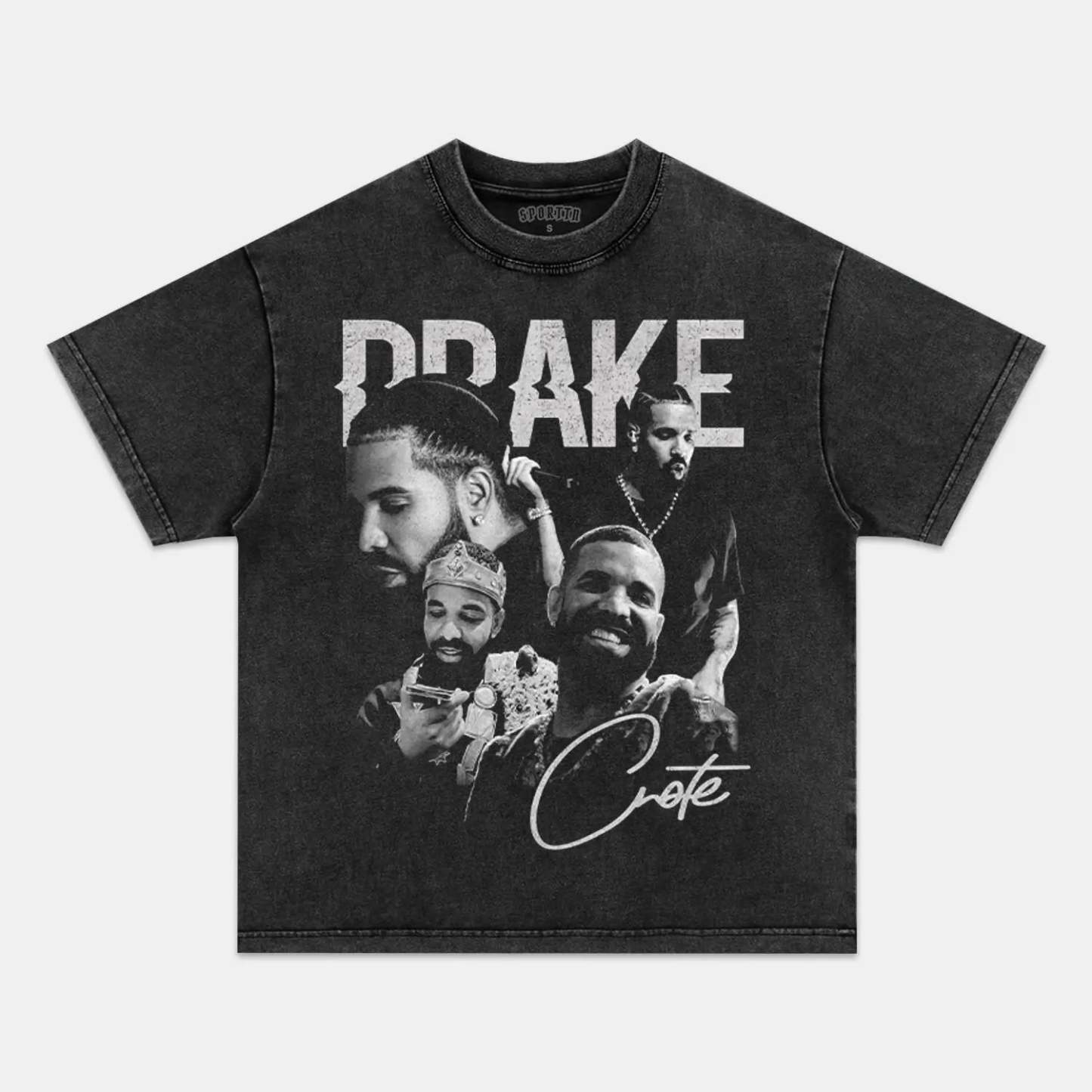 Unisex-Adult Ultra Cotton Washed T-Shirt Graphic DRAKE VINTAGE TEE