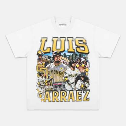 Unisex-Adult Ultra Cotton Washed T-Shirt Graphic LUIS ARRAEZ - PADRES TEE 