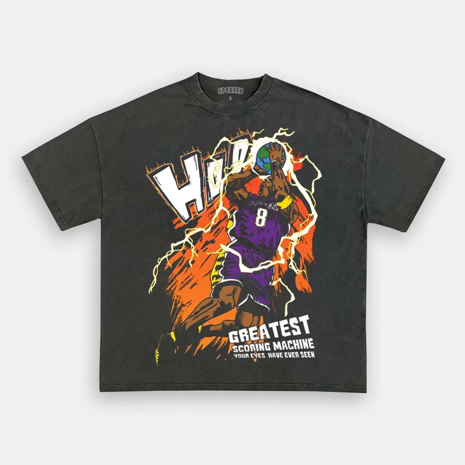 Unisex-Adult Ultra Cotton Washed T-Shirt Graphic Kobe TEE
