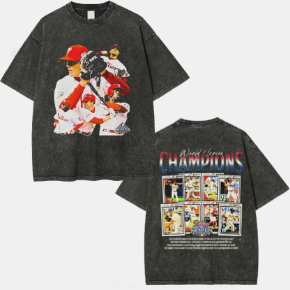 T-Shirt PHILLIES Graphic Unisex-Adult Ultra Cotton Washed | TIDESENCE