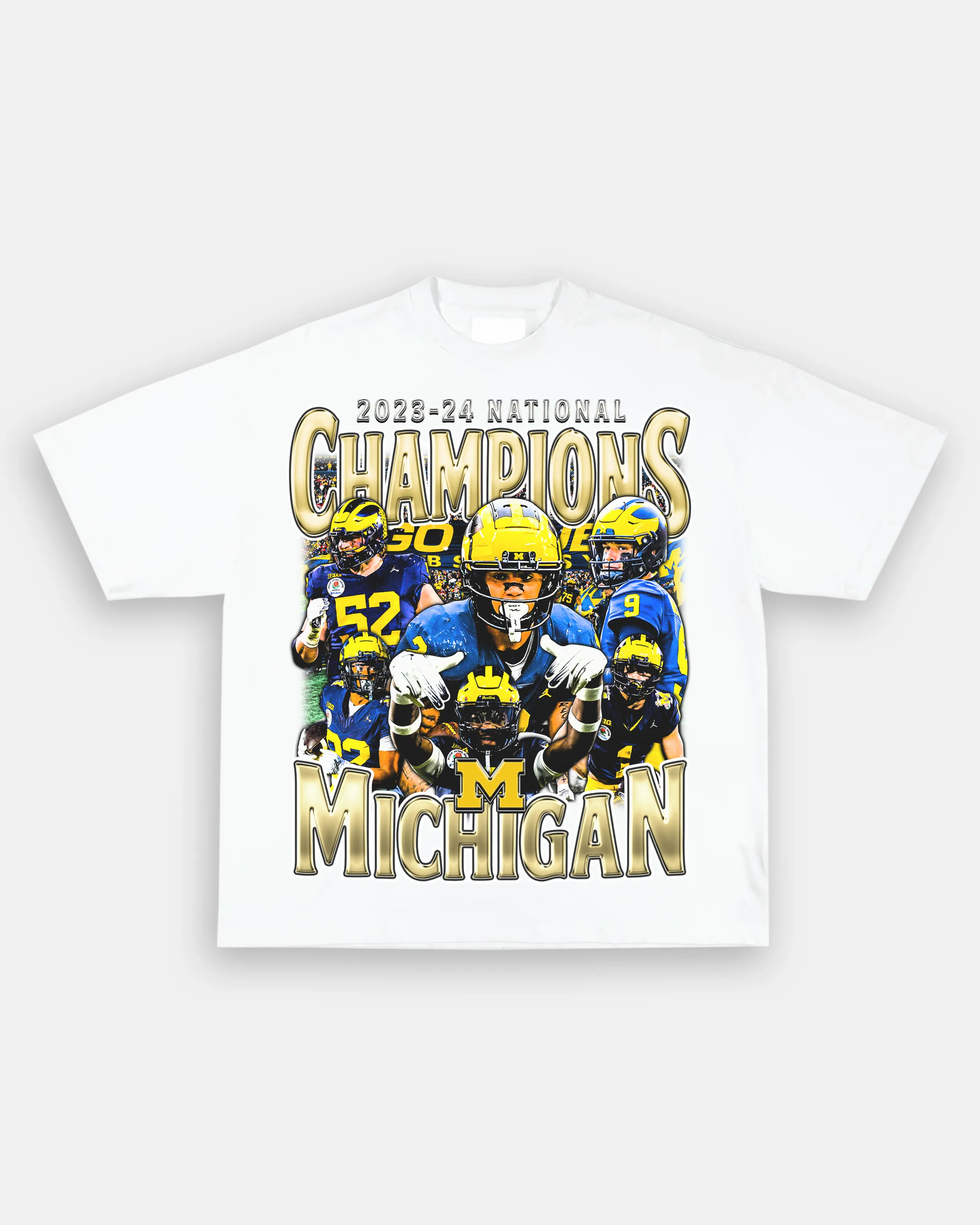 T-Shirt 2023-24 NATIONAL CHAMPS - MICHIGAN V2 TEE Outdoor | TIDESENCE