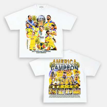 Unisex-Adult Ultra Cotton Washed T-Shirt Graphic  2023 APERTURA CHAMPIONS TEE - [DS] 