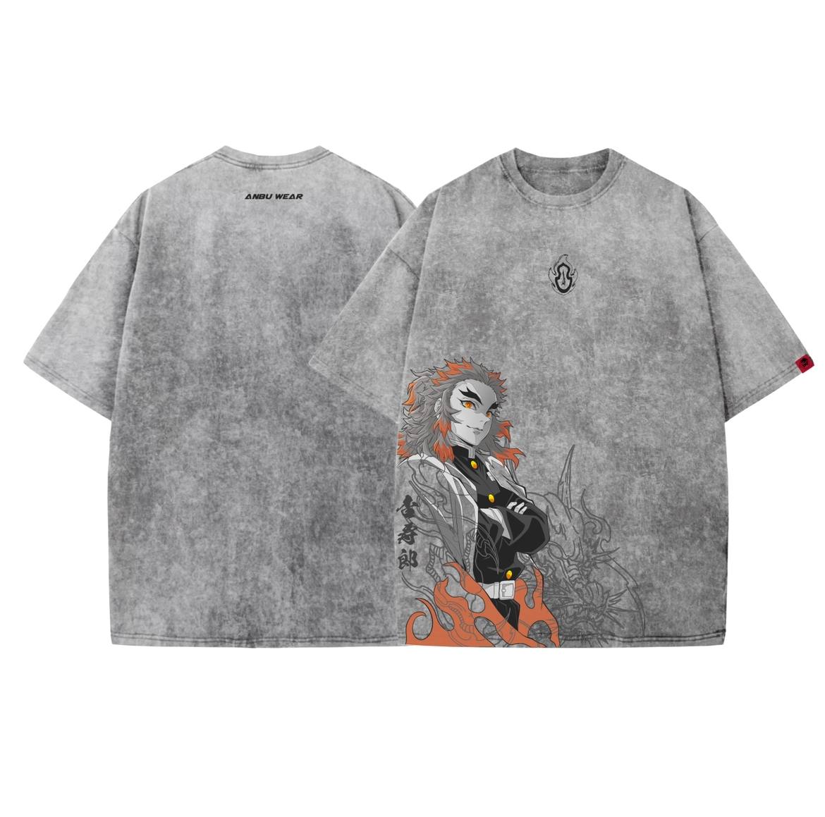 Demon Slayer Washed T-shirt / RENGOKU