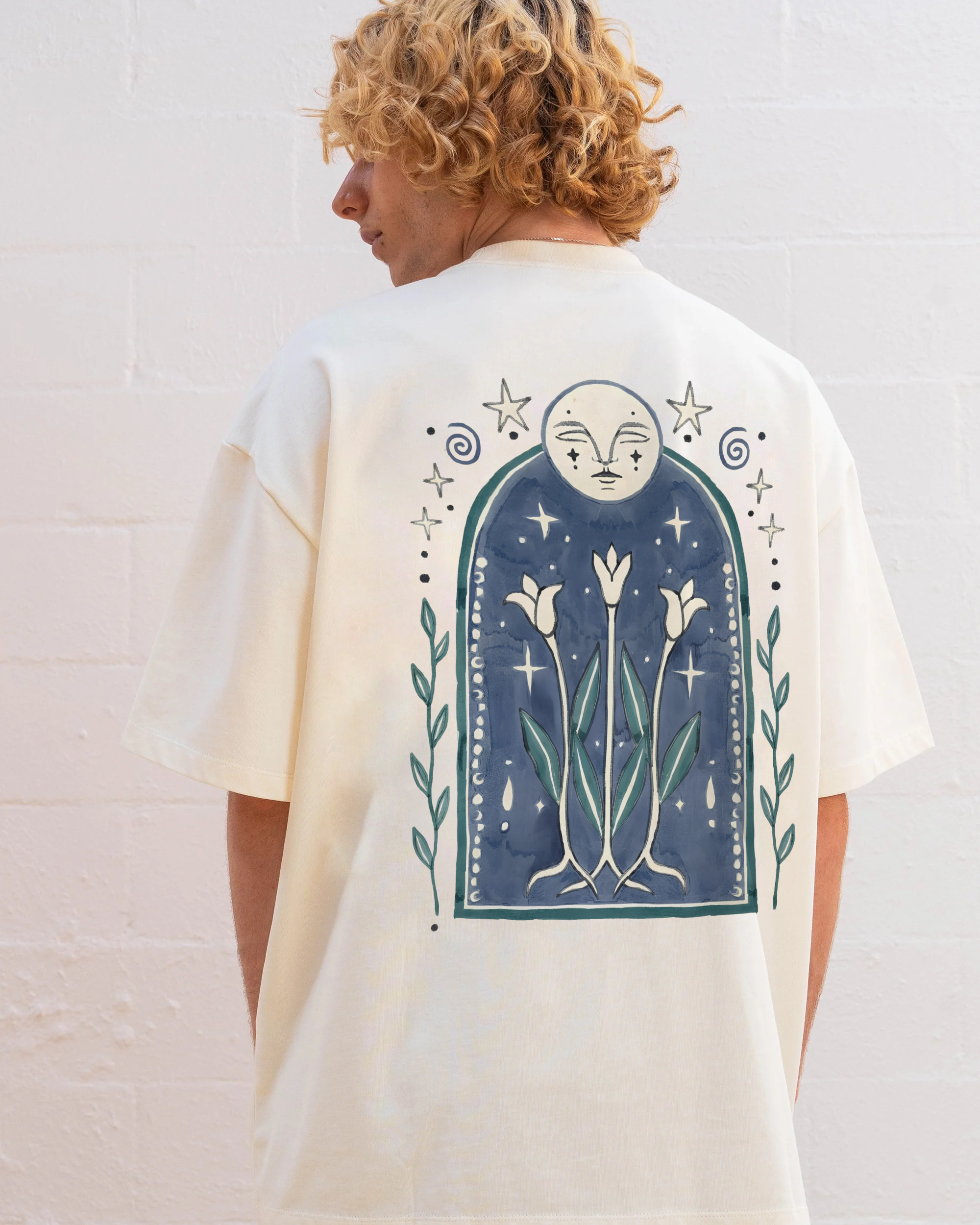 Cotton T-Shirt | Hippie Sun Casual Short Sleeve TEE | TIDESENCE