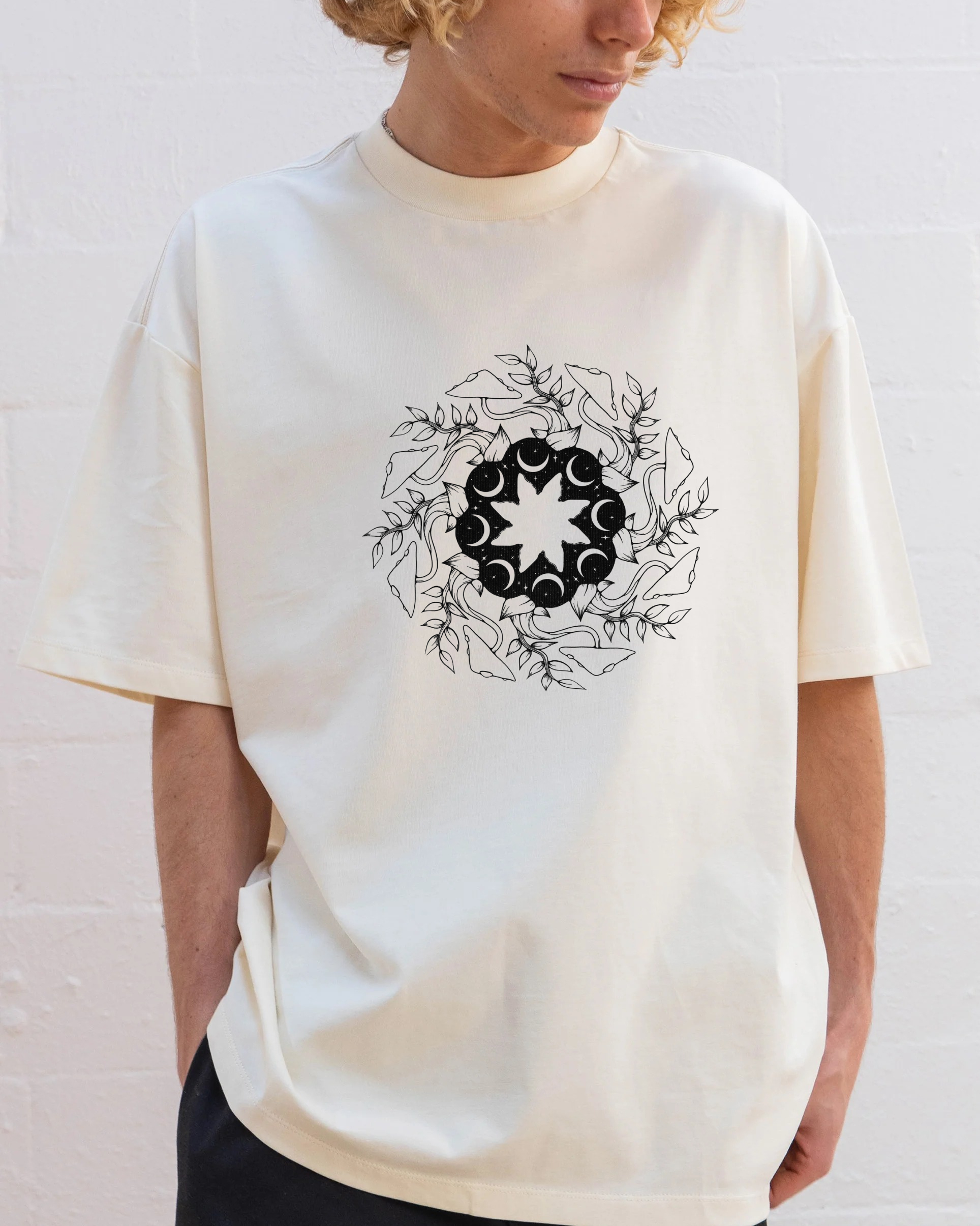 Cotton T-Shirt | Hippie Sun Casual Short Sleeve | TIDESENCE