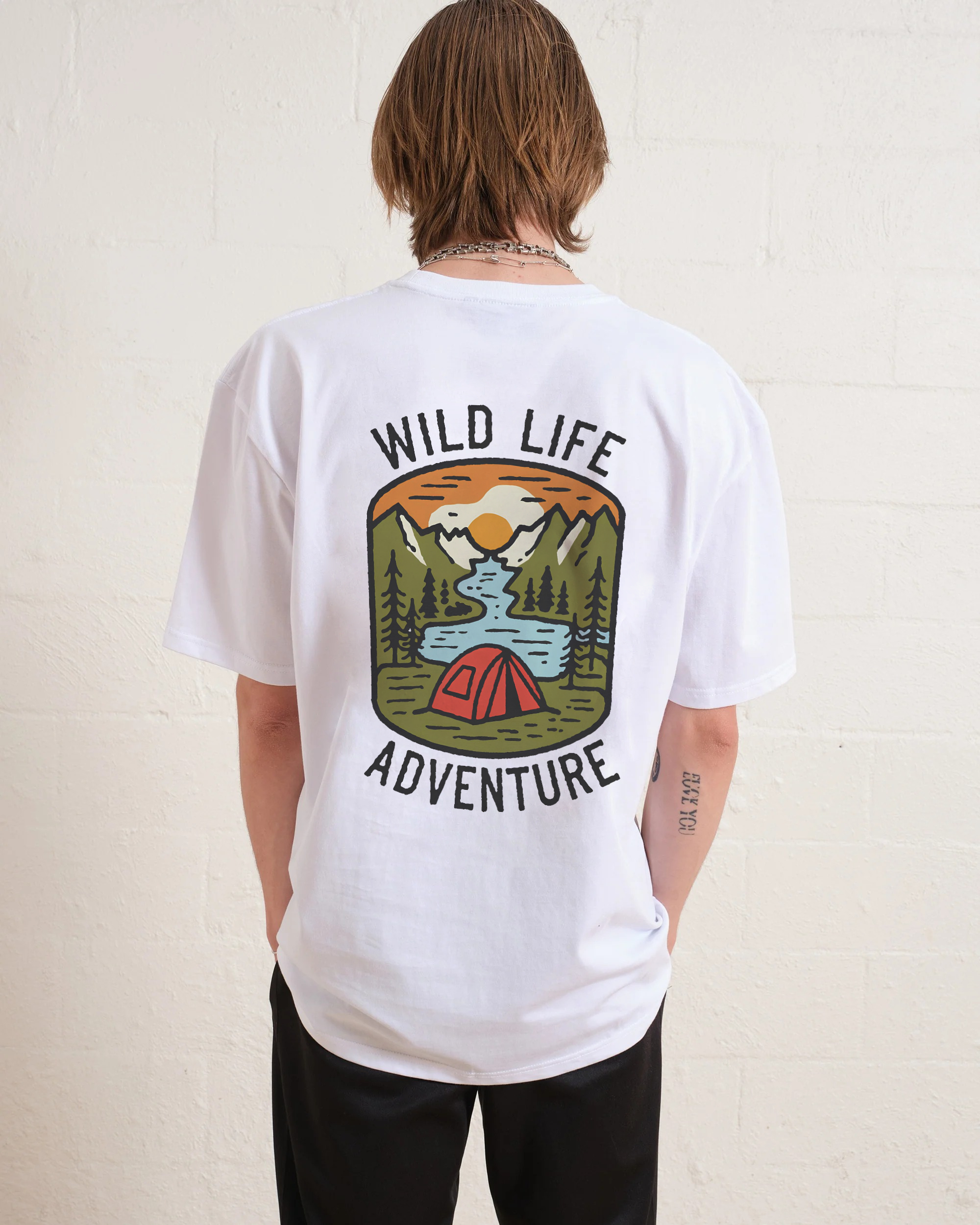 Cotton T-Shirt | Wild Life Adventure Casual Short Sleeve TEE | TIDESENCE