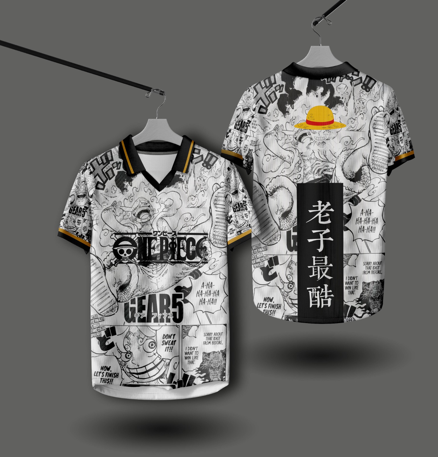 JERSEY ONEPIECE FULL PRINTING SUBLIMASI SERIES ANIME / BAJU ONE PIECE /JAPAN / retro/ vintage /anime onepiece Luffy