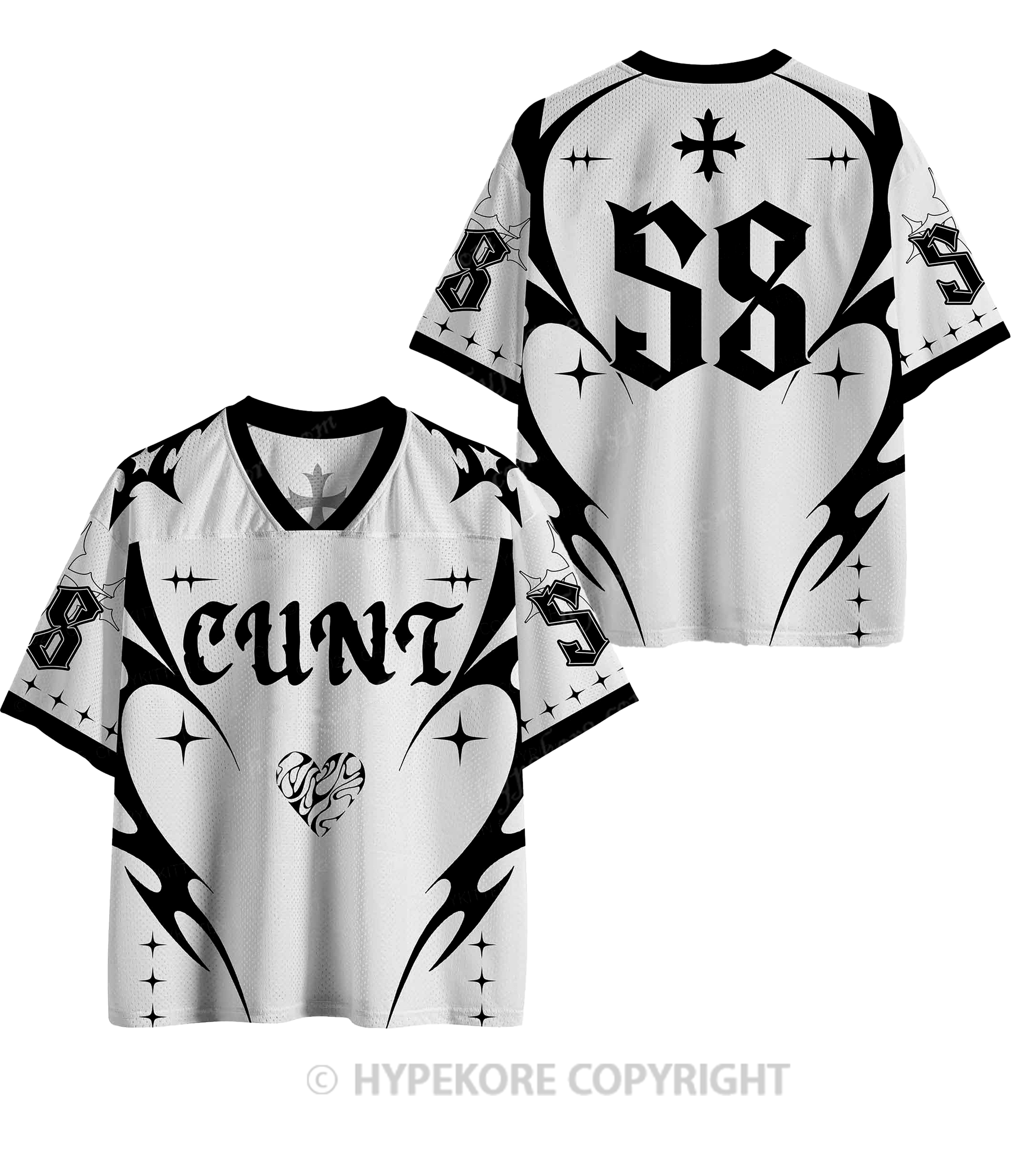 Custom White Cxxt Y2K Sport Jersey Shirts