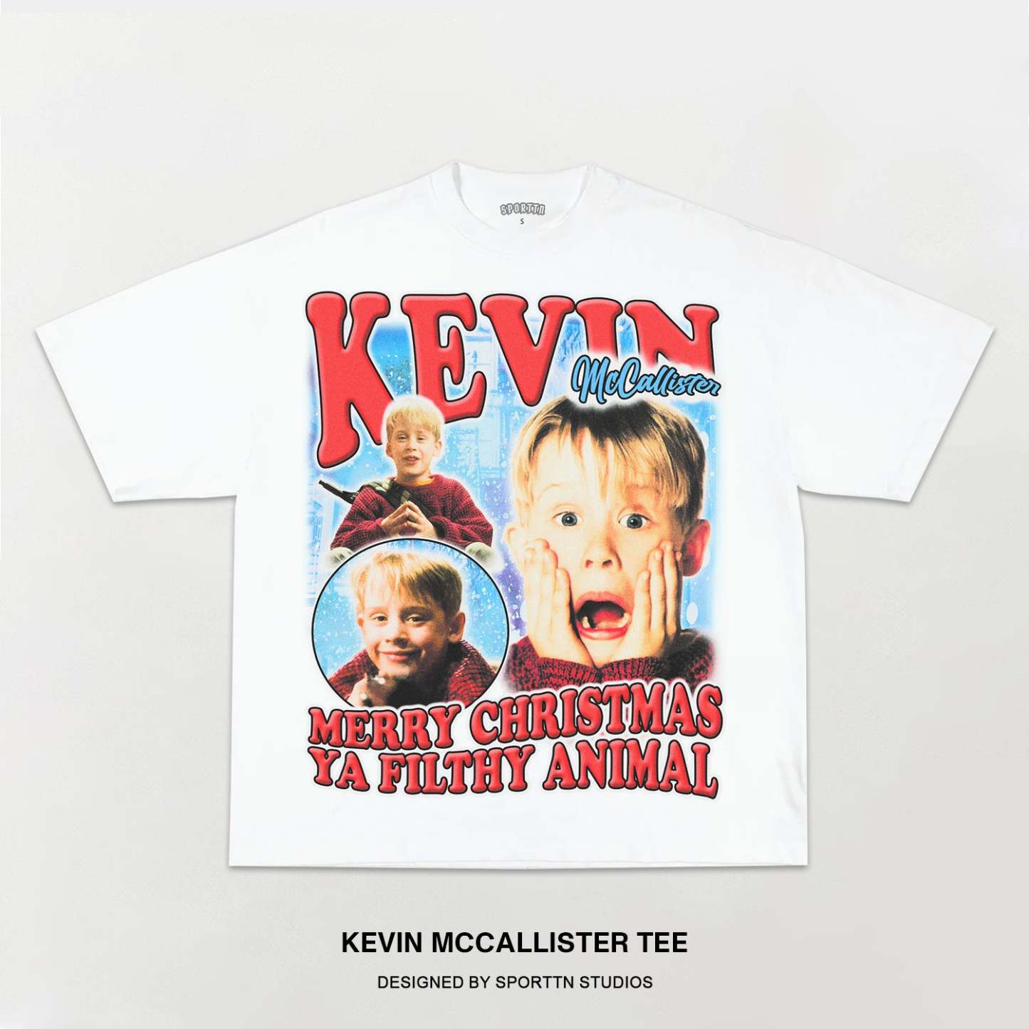 Unisex-Adult Ultra Cotton Washed T-Shirt Graphic KEVIN MCCALLISTER TEE 