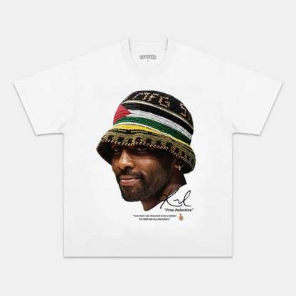 Unisex-Adult Ultra Cotton Washed T-Shirt Graphic  KYRIE IRVING V3 VINTAGE TEE 