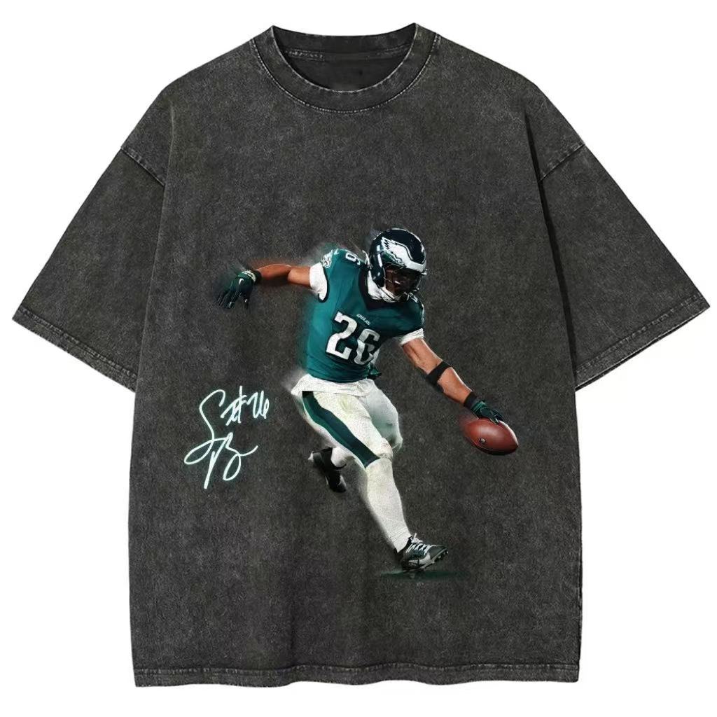 Unisex Daily Sports T-Shirt Reed Blankenship Philadelphia Eagles Fit Washed
