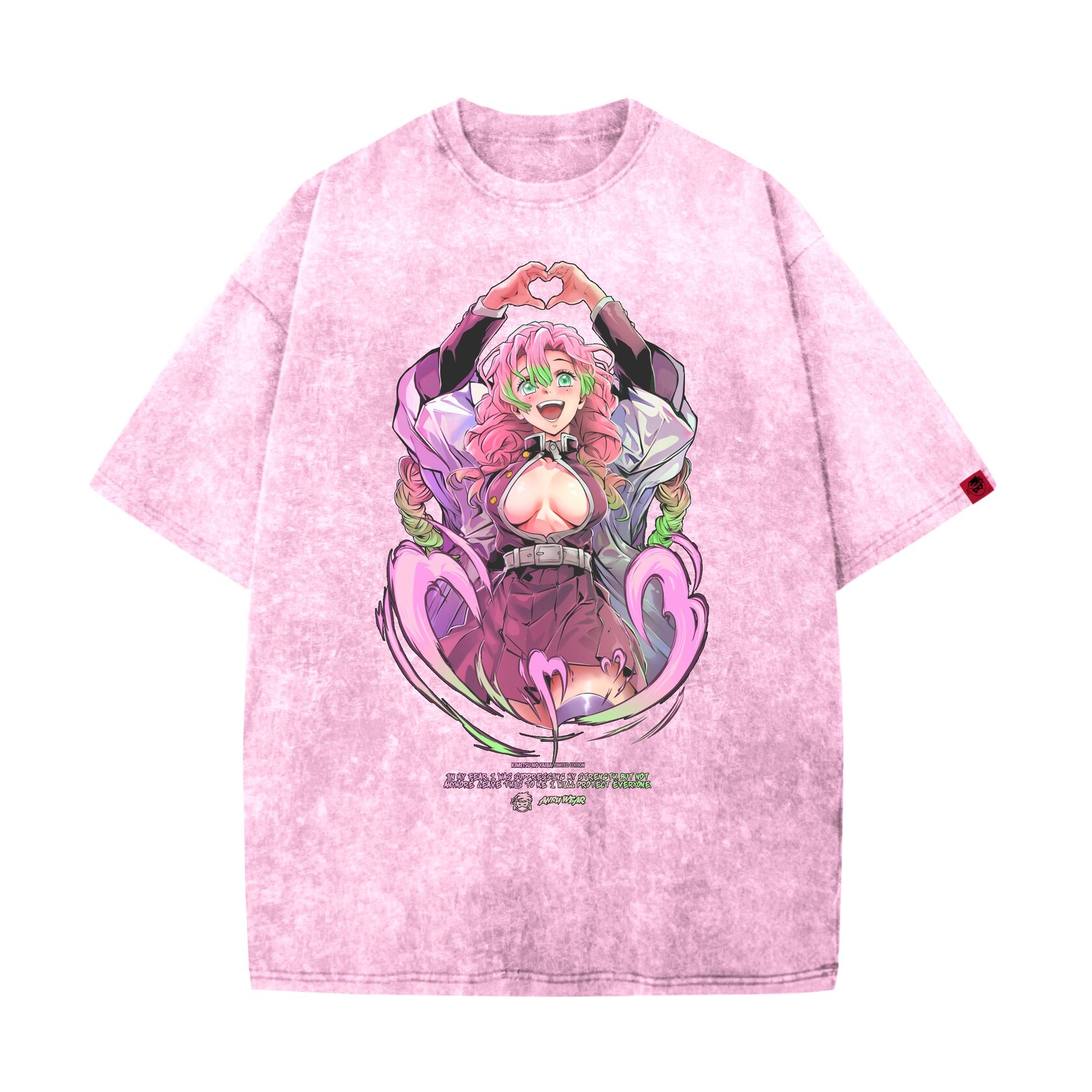 Demon Slayer Washed T-shirt / MITSURI