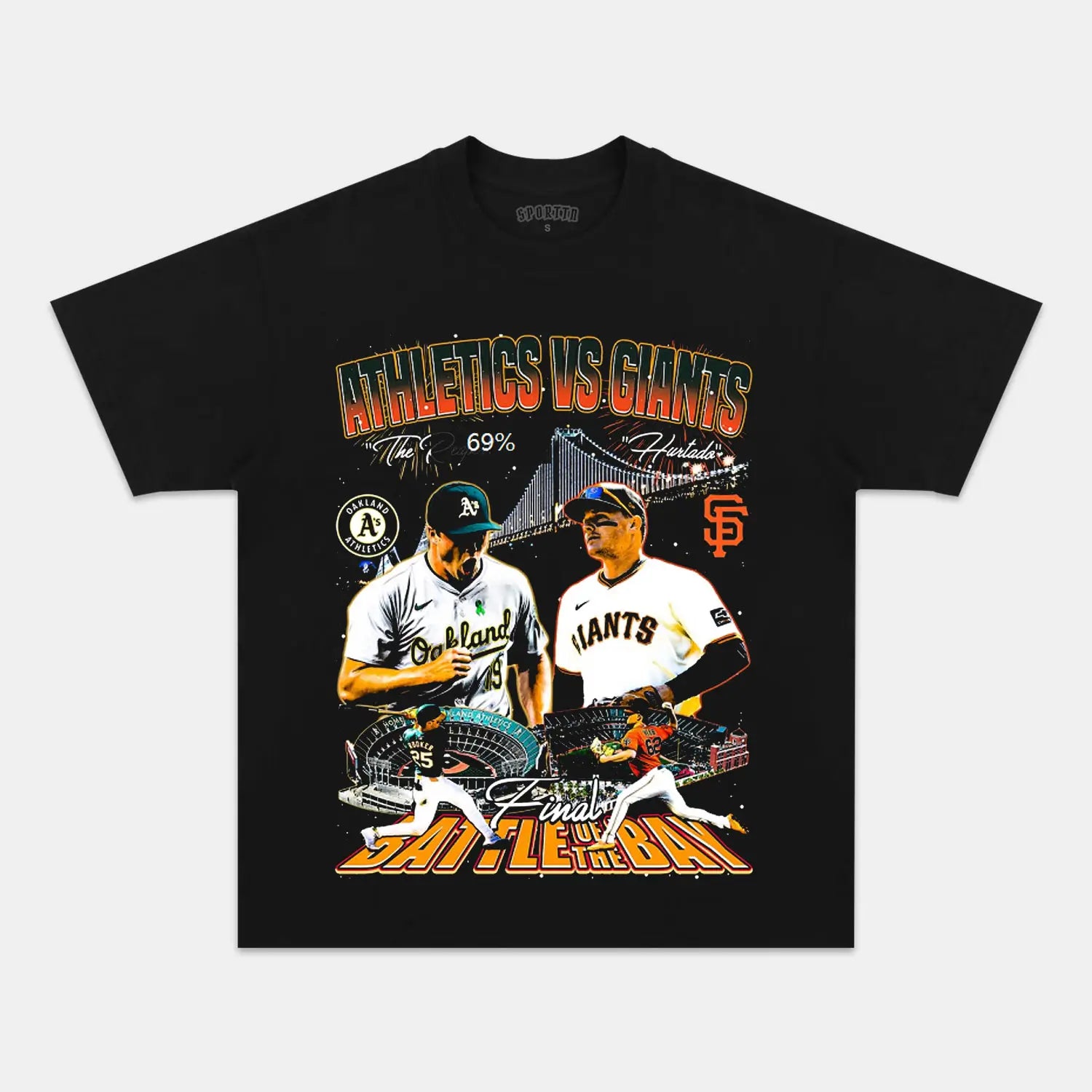 Unisex-Adult Ultra Cotton Washed T-Shirt Graphic FINAL BATTLE OF THE BAY 