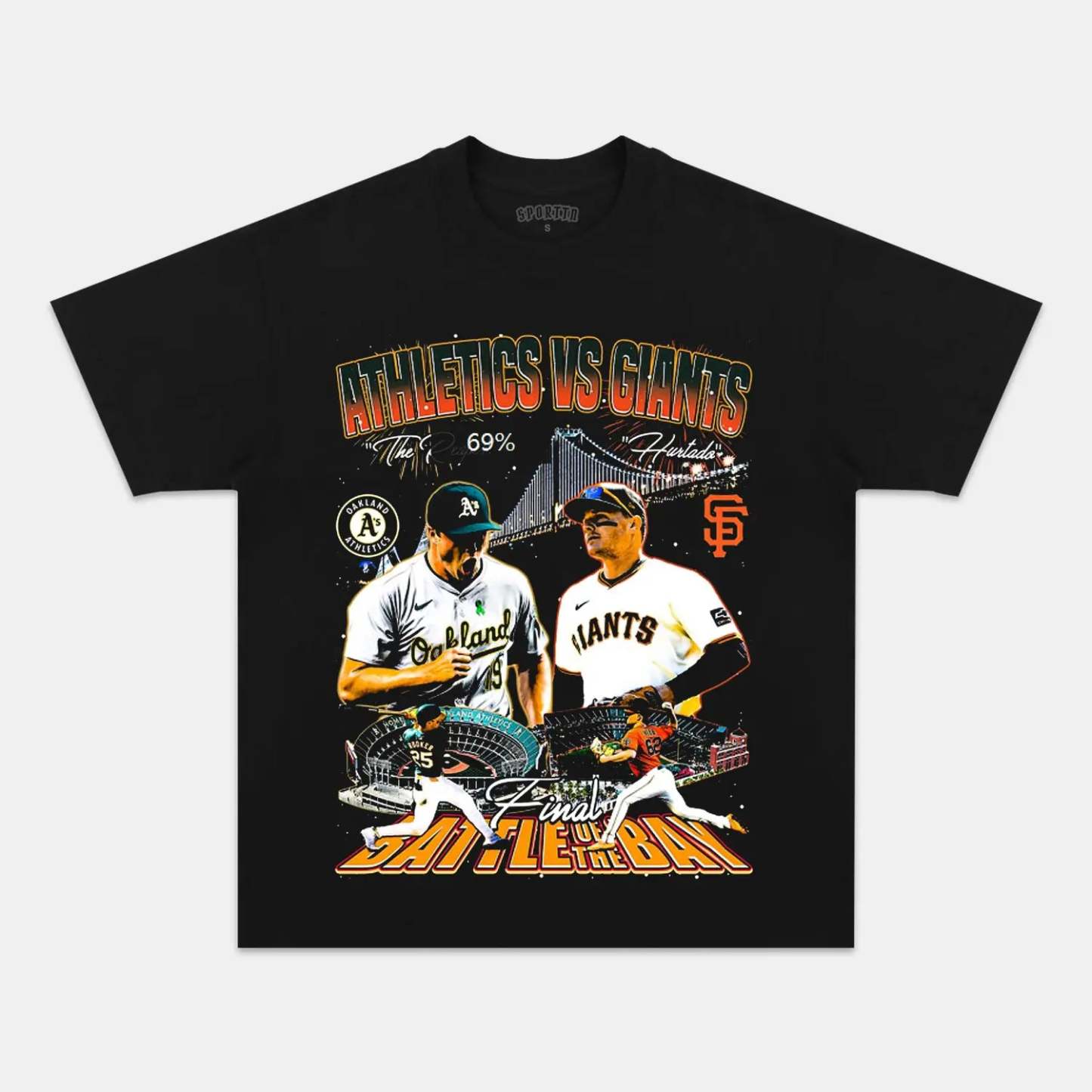 Unisex-Adult Ultra Cotton Washed T-Shirt Graphic FINAL BATTLE OF THE BAY 