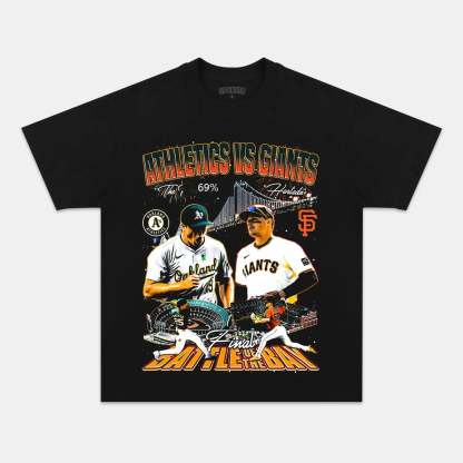 Unisex-Adult Ultra Cotton Washed T-Shirt Graphic FINAL BATTLE OF THE BAY 