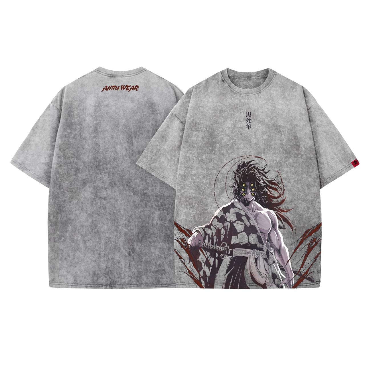 Demon Slayer Washed T-shirt / KOKUSHIBO
