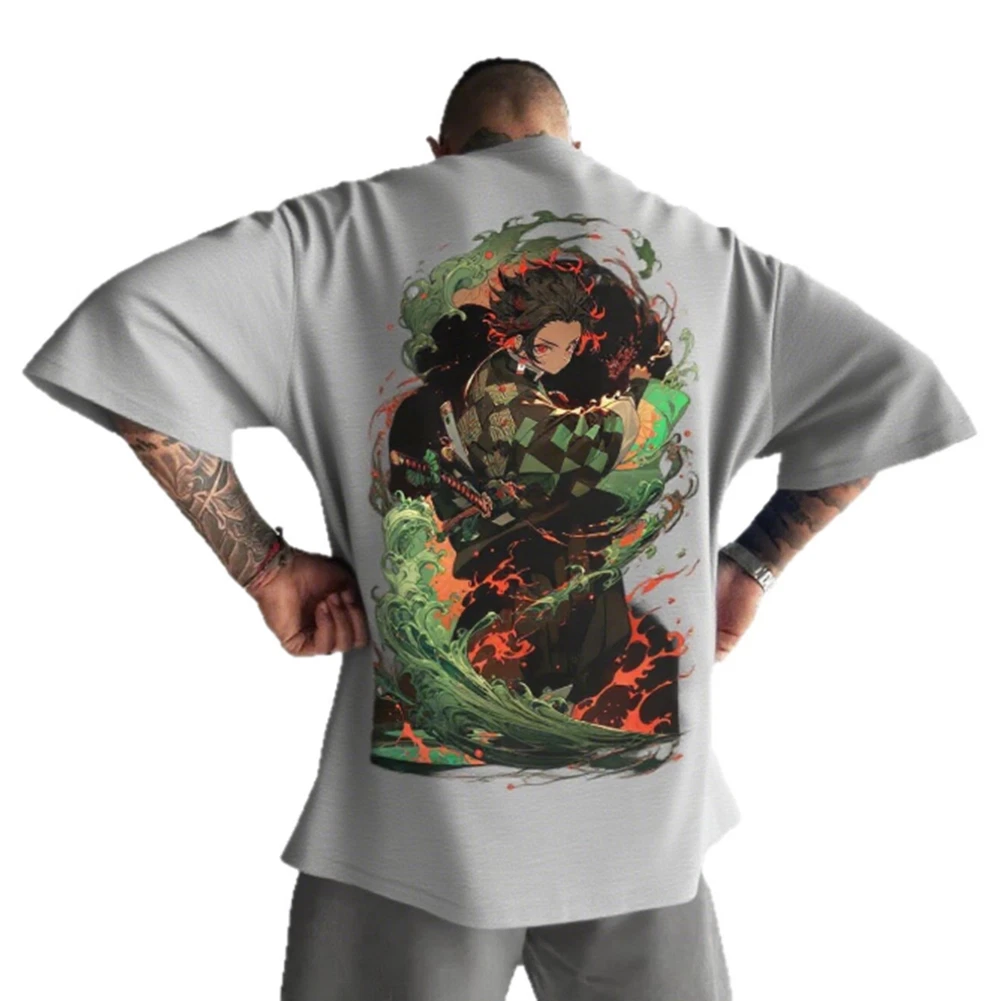 Demon Slayer Kimetsu No Yaiba Anime Graphic T-shirt Unisex Men's Causal T-shirt