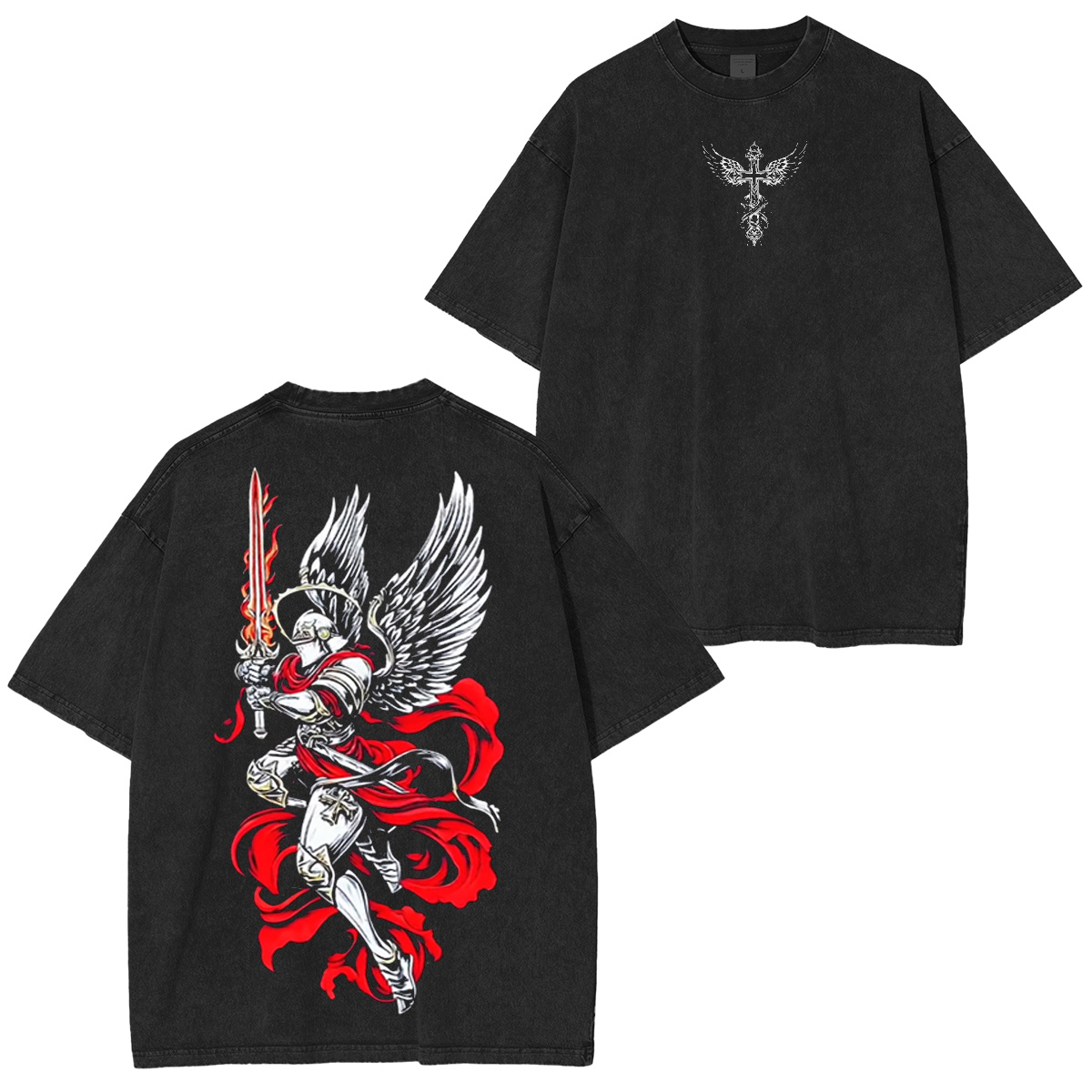 Arcangel Saint Michael Vintage Washed T-shirt/Crewneck/Hoodie