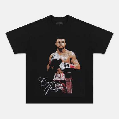Unisex-Adult Ultra Cotton Washed T-Shirt Graphic  Canelo TEE 