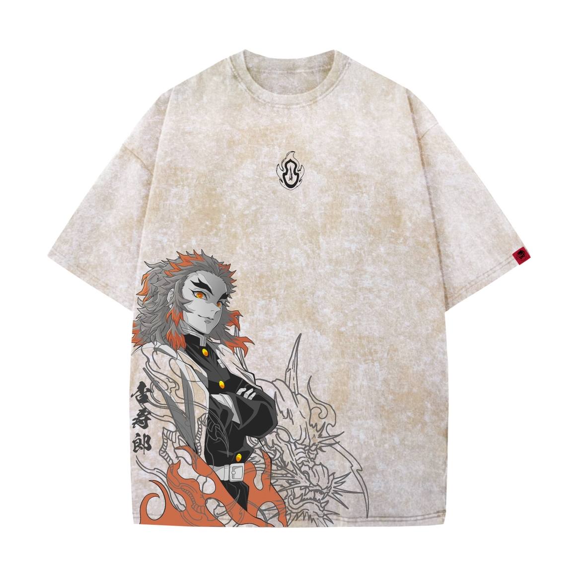 Demon Slayer Washed T-shirt / RENGOKU