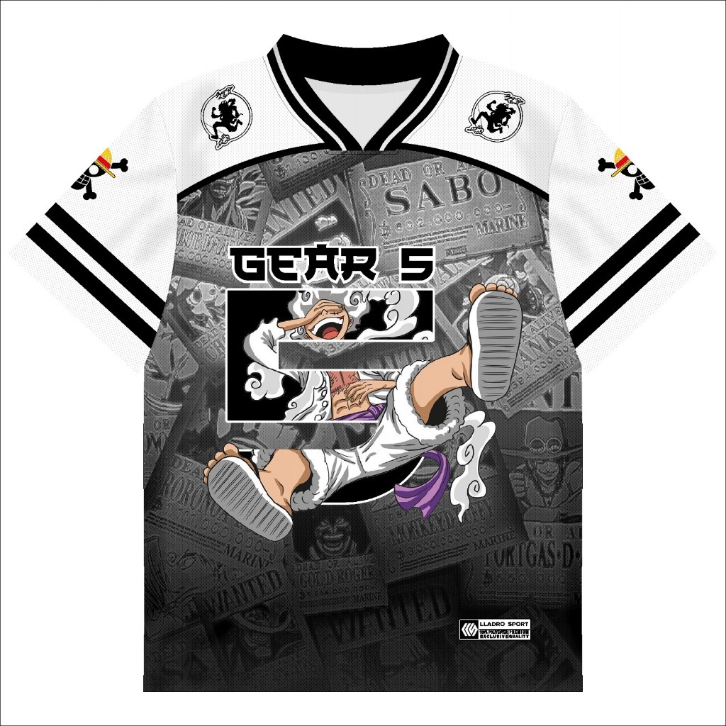 Jersey Anime One Piece Series Oversize / Jersey OnePiece Series 2 / Jersey Karakter Anime / Vintage / Boxy / Unisex / NFL / Garfield / full printing