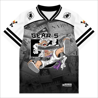 Jersey Anime One Piece Series Oversize / Jersey OnePiece Series 2 / Jersey Karakter Anime / Vintage / Boxy / Unisex / NFL / Garfield / full printing