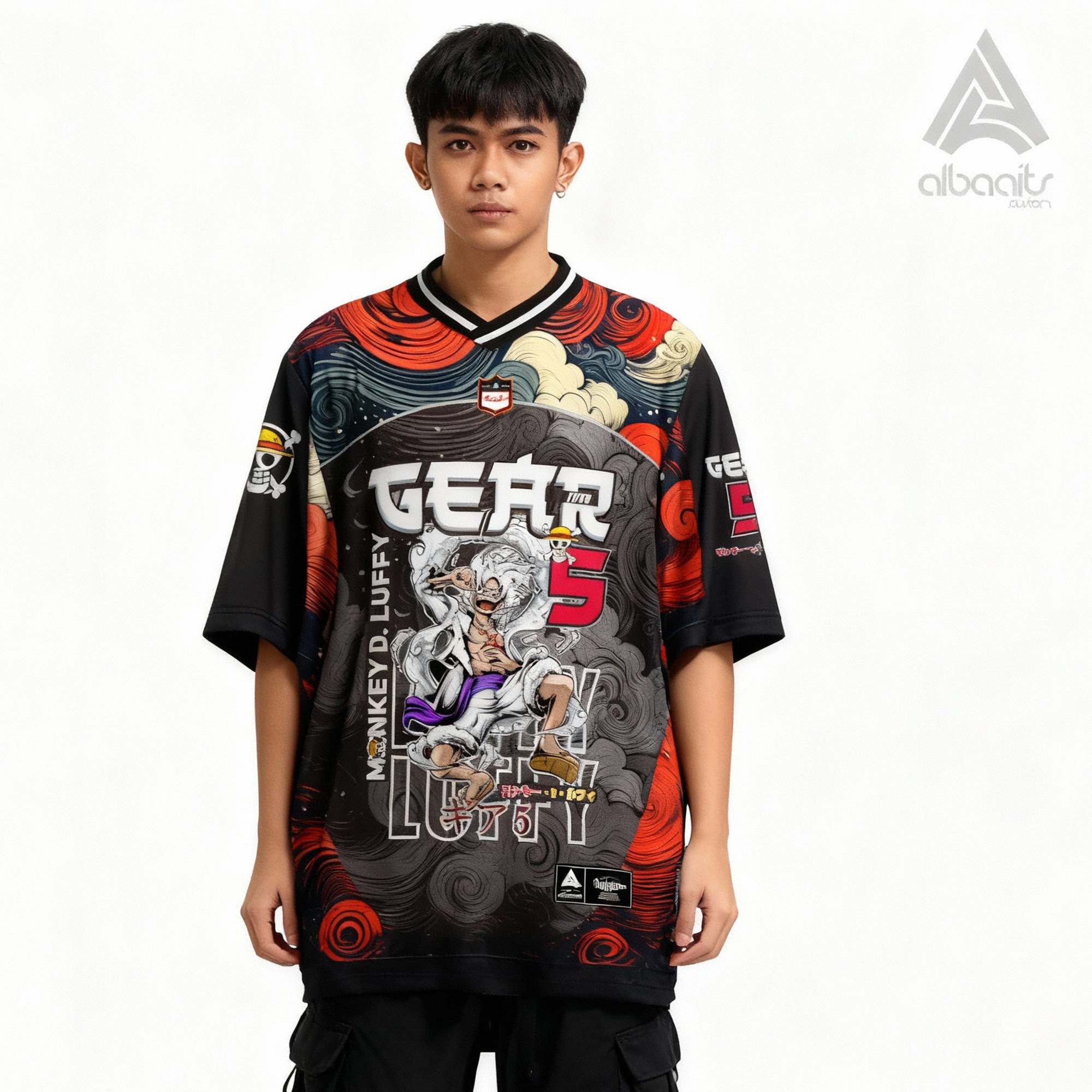 Jersey OnePiece Full Printing Sublimasi Series Anime OnePiece 