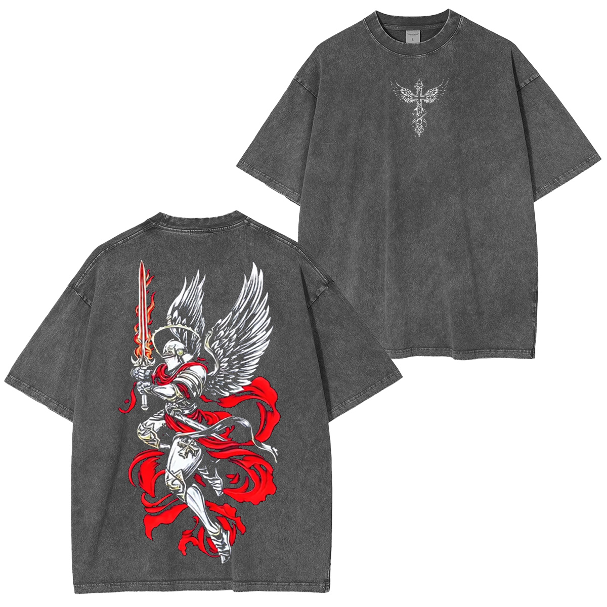 Arcangel Saint Michael Vintage Washed T-shirt/Crewneck/Hoodie