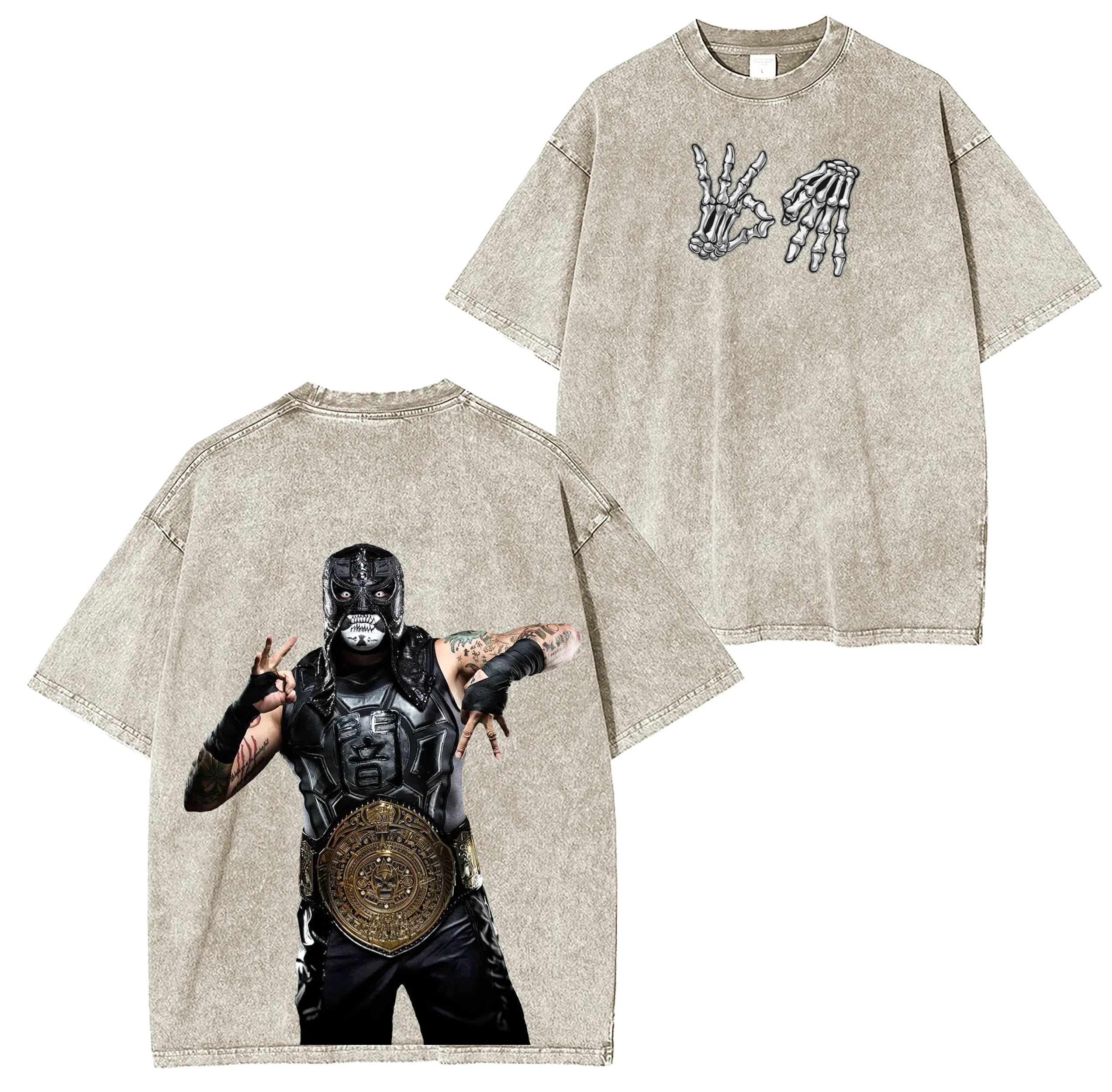 Vintage Penta El Zero Miedo Graphic Washed T-shirt/Crewneck/Hoodie