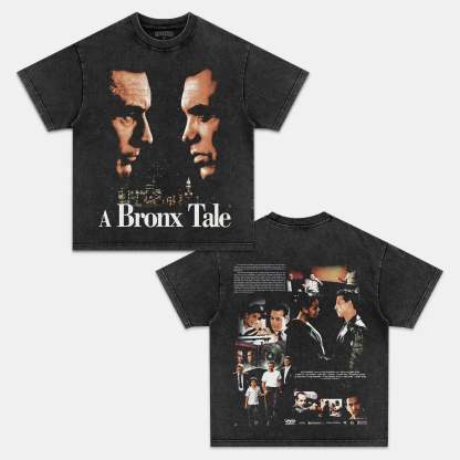 Unisex-Adult Ultra Cotton Washed T-Shirt Graphic A BRONX TALE TEE 