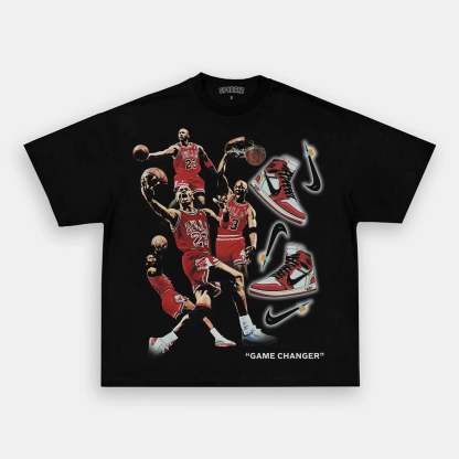 Unisex-Adult Ultra Cotton Washed T-Shirt Graphic  AIR ABLOH TEE 