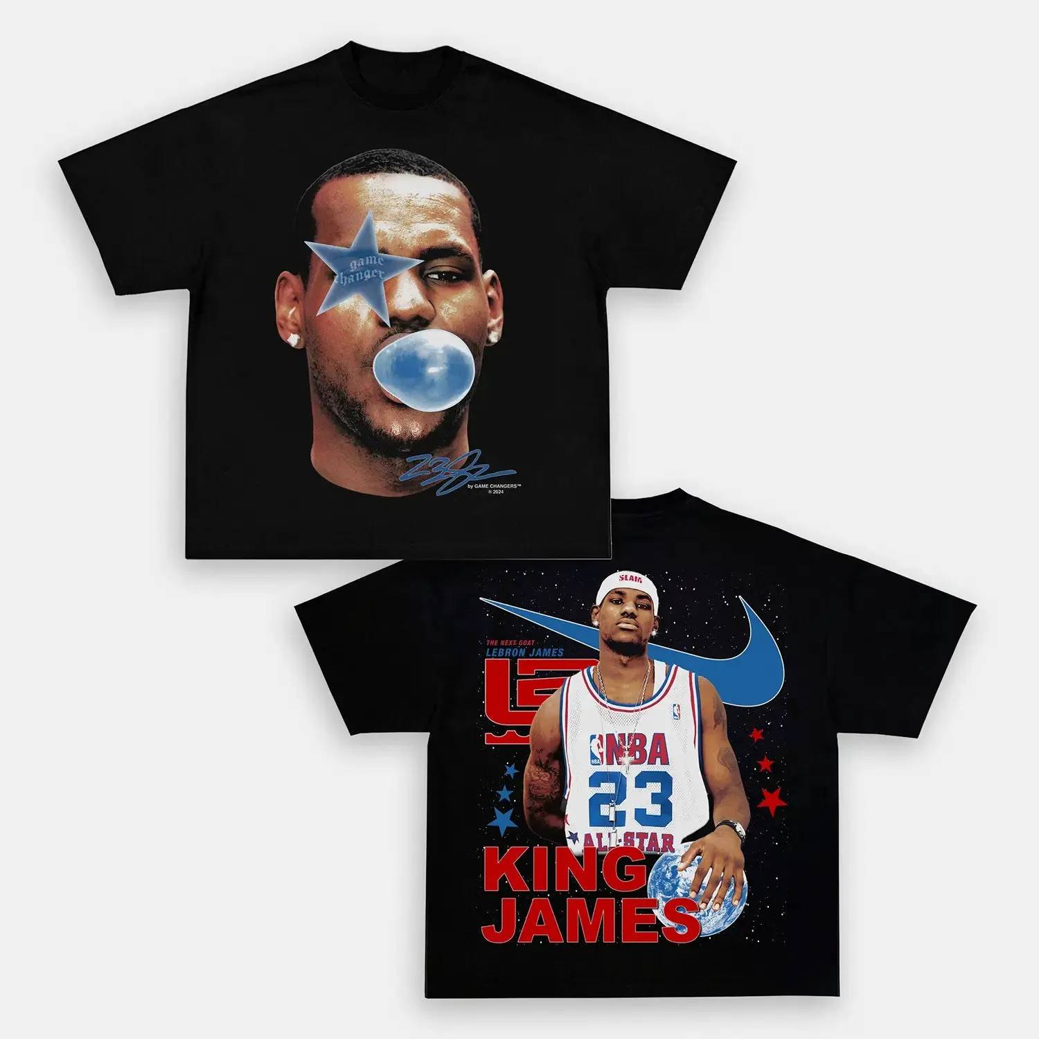 Unisex-Adult Ultra Cotton Washed T-Shirt Graphic  ALLSTAR BRON TEE - [DS] 