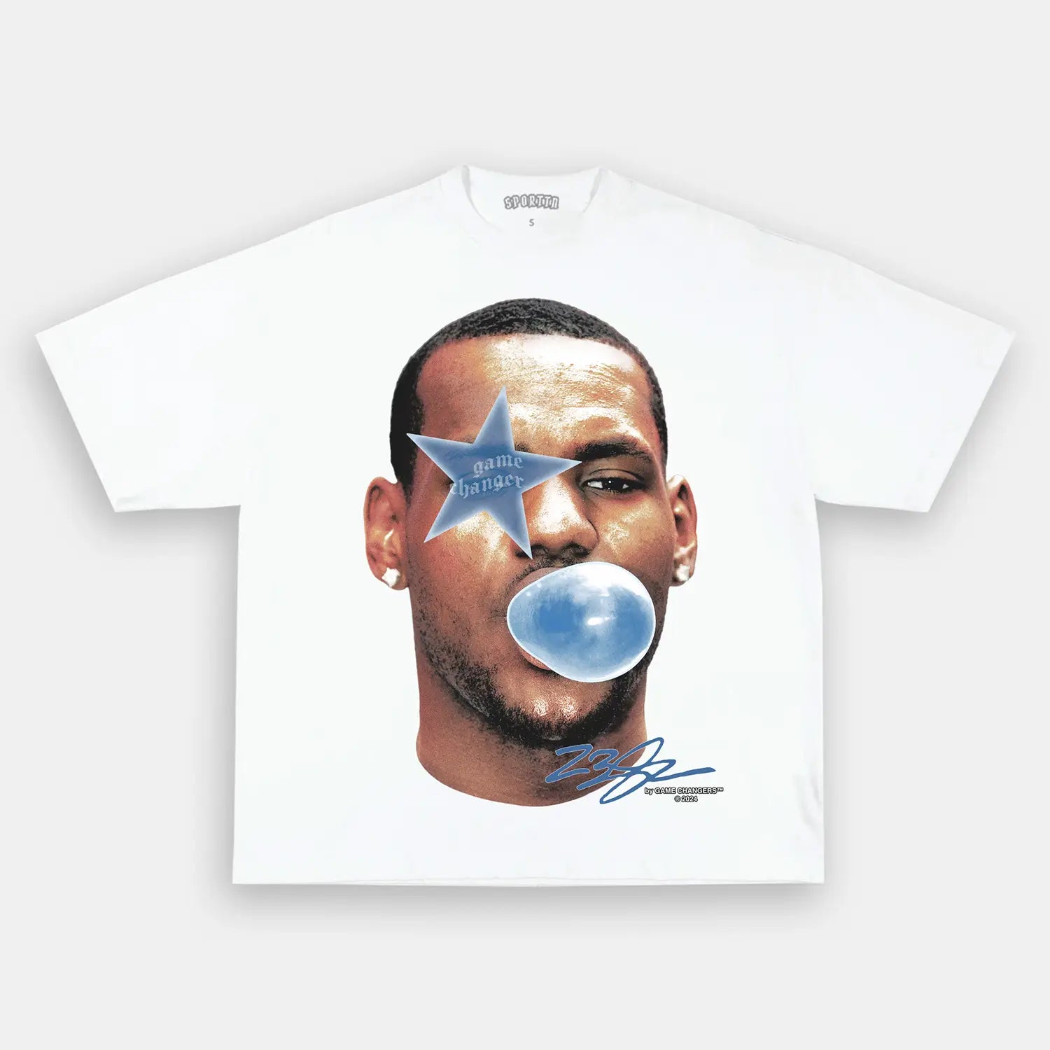 Unisex-Adult Ultra Cotton Washed T-Shirt Graphic  ALLSTAR BRON V2 TEE 