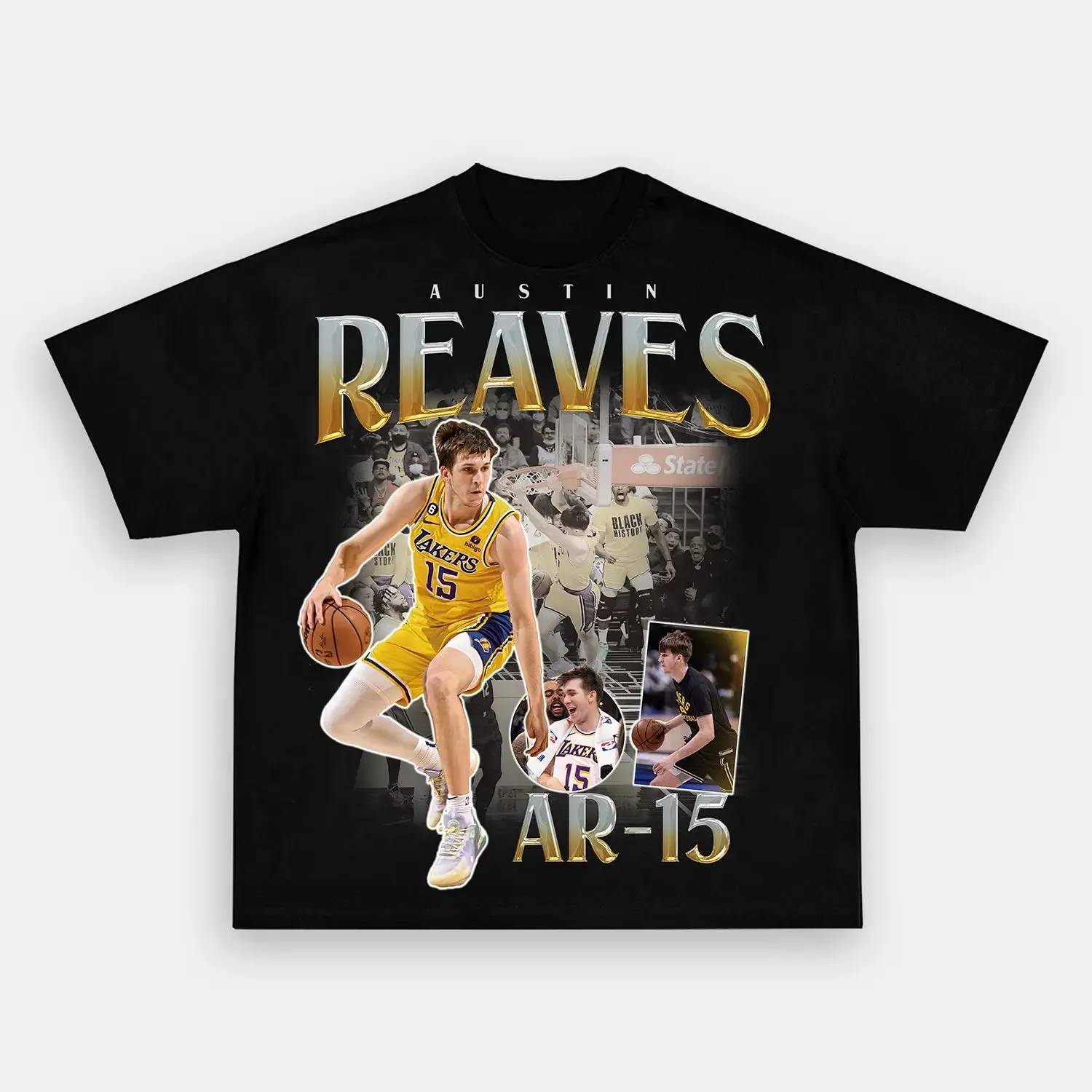 Unisex-Adult Ultra Cotton Washed T-Shirt Graphic  Austin Reaves Tee 