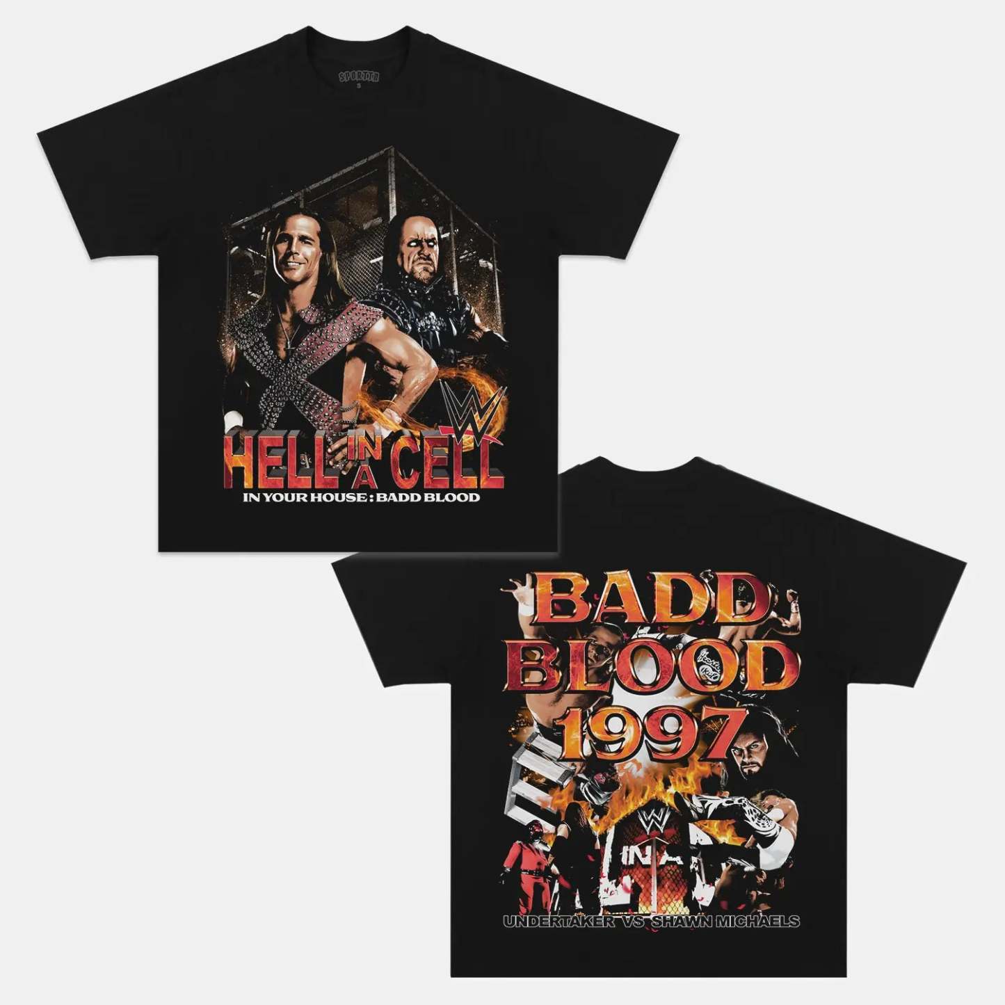 Unisex-Adult Ultra Cotton Washed T-Shirt Graphic BADD BLOOD 1997 TEE 