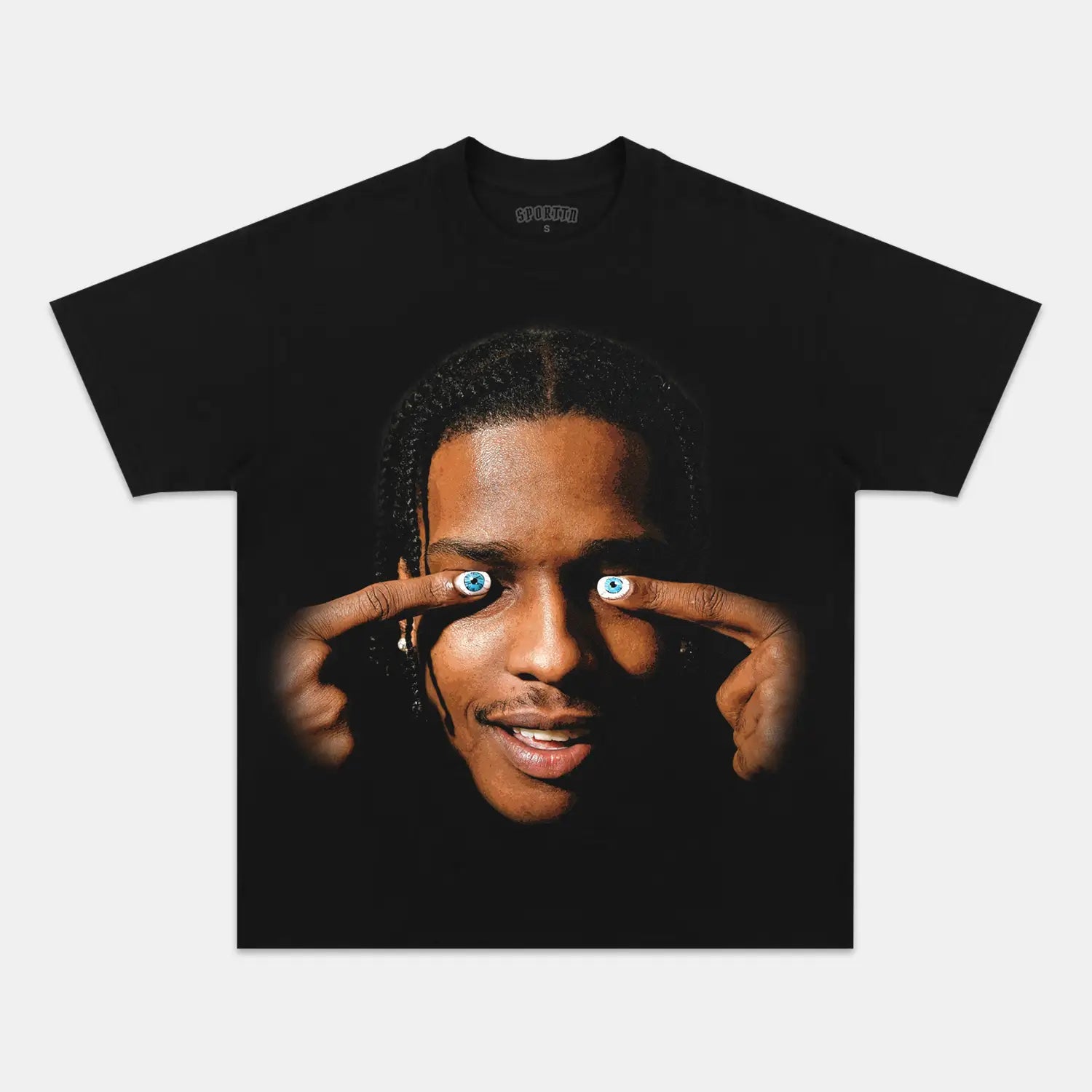 Unisex-Adult Ultra Cotton Washed T-Shirt Graphic  BIG FACE ASAP TEE 