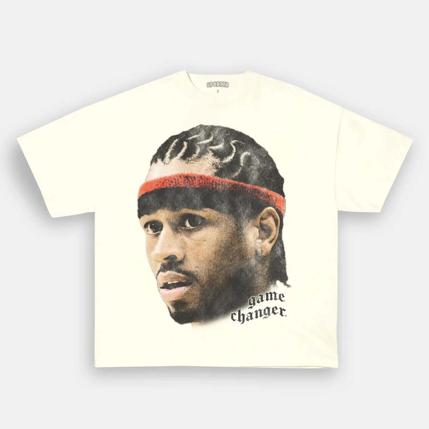 Unisex-Adult Ultra Cotton Washed T-Shirt Graphic BIG_FACE_IVERSON_TEE 