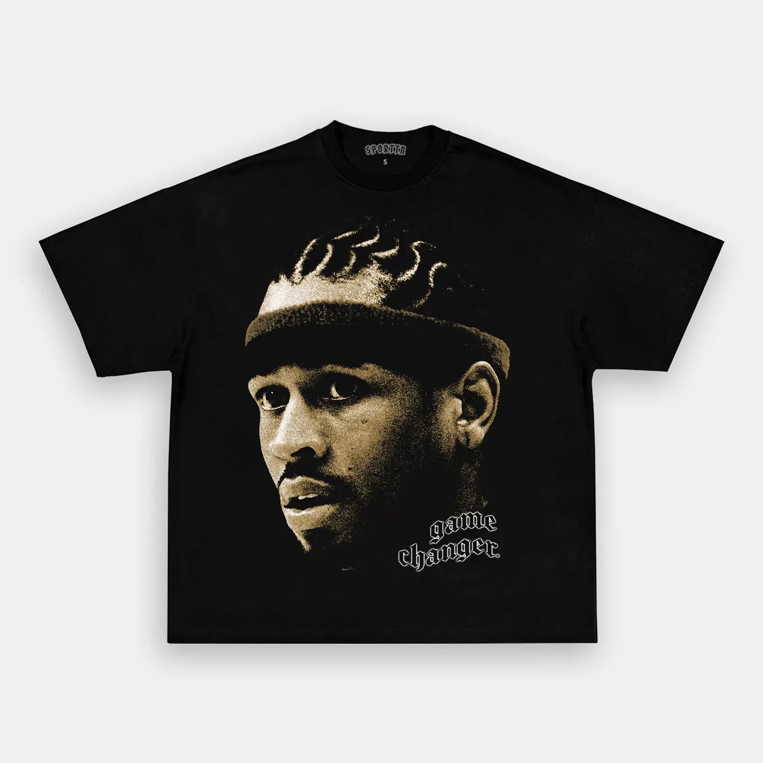 Unisex-Adult Ultra Cotton Washed T-Shirt Graphic BIG_FACE_IVERSON_TEE 