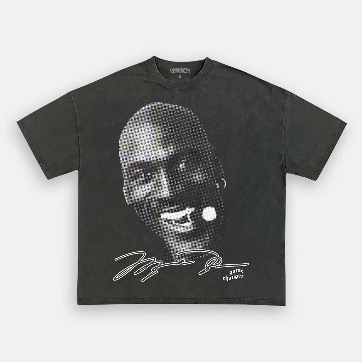 Unisex-Adult Ultra Cotton Washed T-Shirt Graphic BIG_FACE_JORDAN_TEE