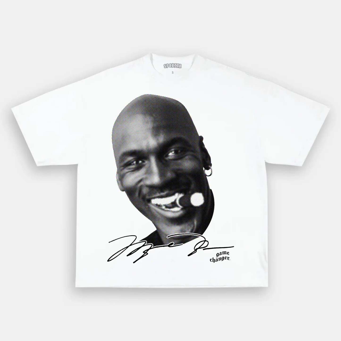 Unisex-Adult Ultra Cotton Washed T-Shirt Graphic BIG_FACE_JORDAN_TEE