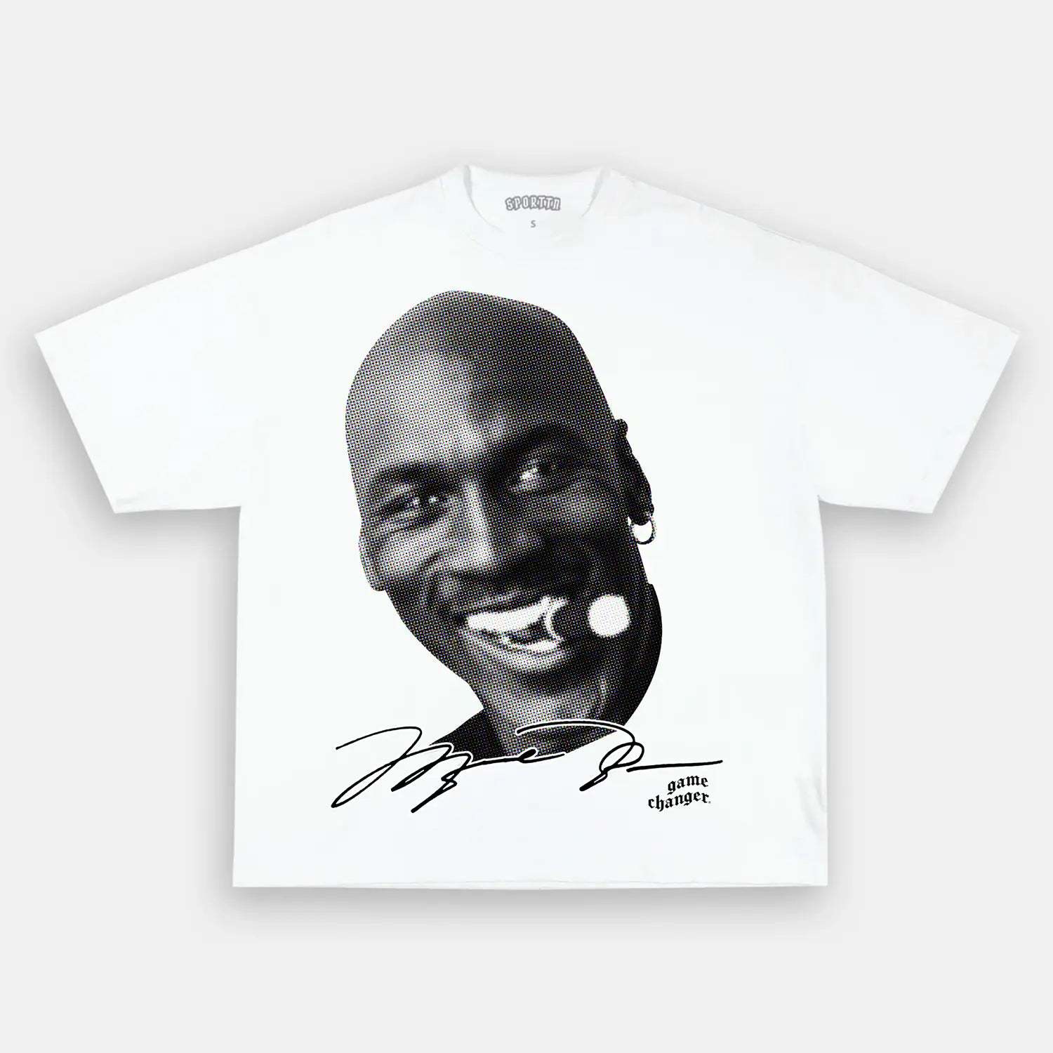Unisex-Adult Ultra Cotton Washed T-Shirt Graphic BIG_FACE_JORDAN_TEE