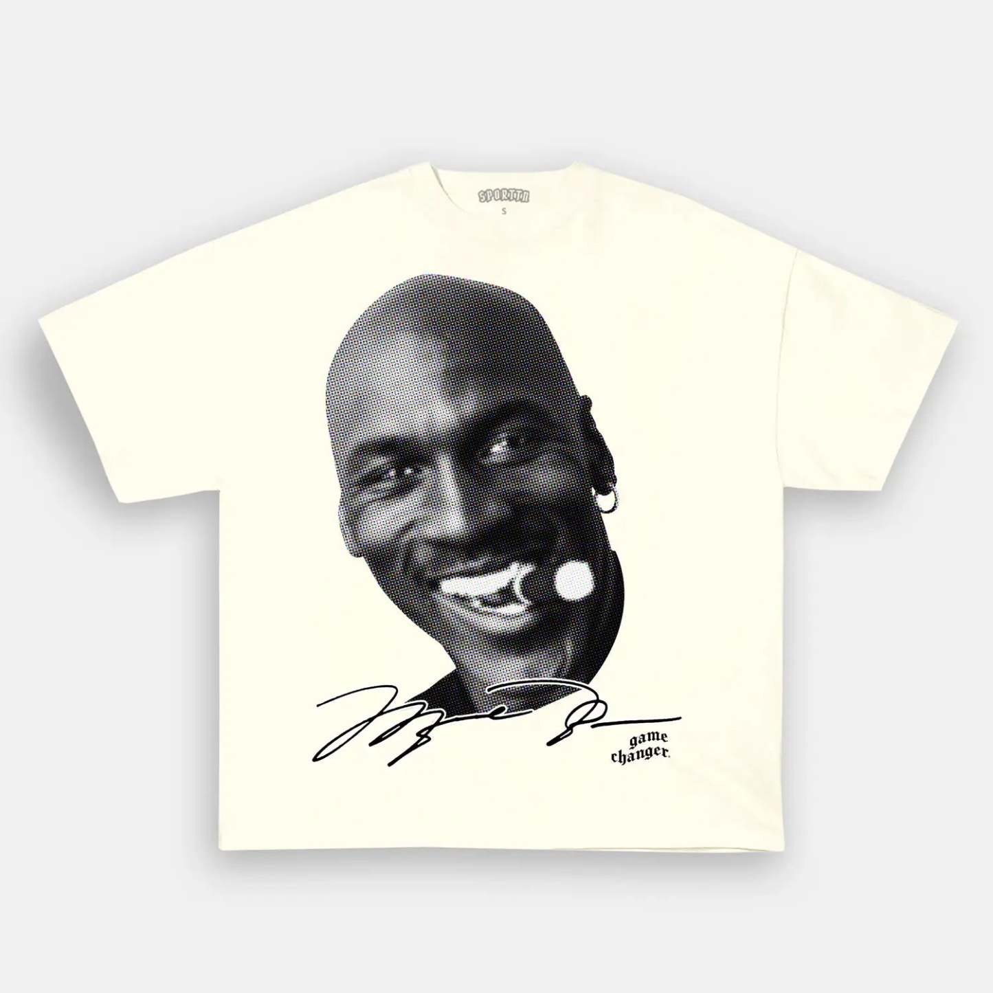 Unisex-Adult Ultra Cotton Washed T-Shirt Graphic BIG_FACE_JORDAN_TEE