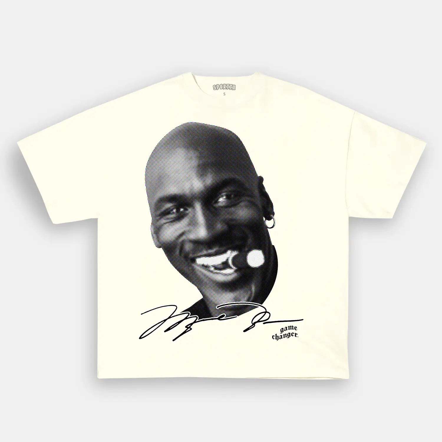 Unisex-Adult Ultra Cotton Washed T-Shirt Graphic BIG_FACE_JORDAN_TEE