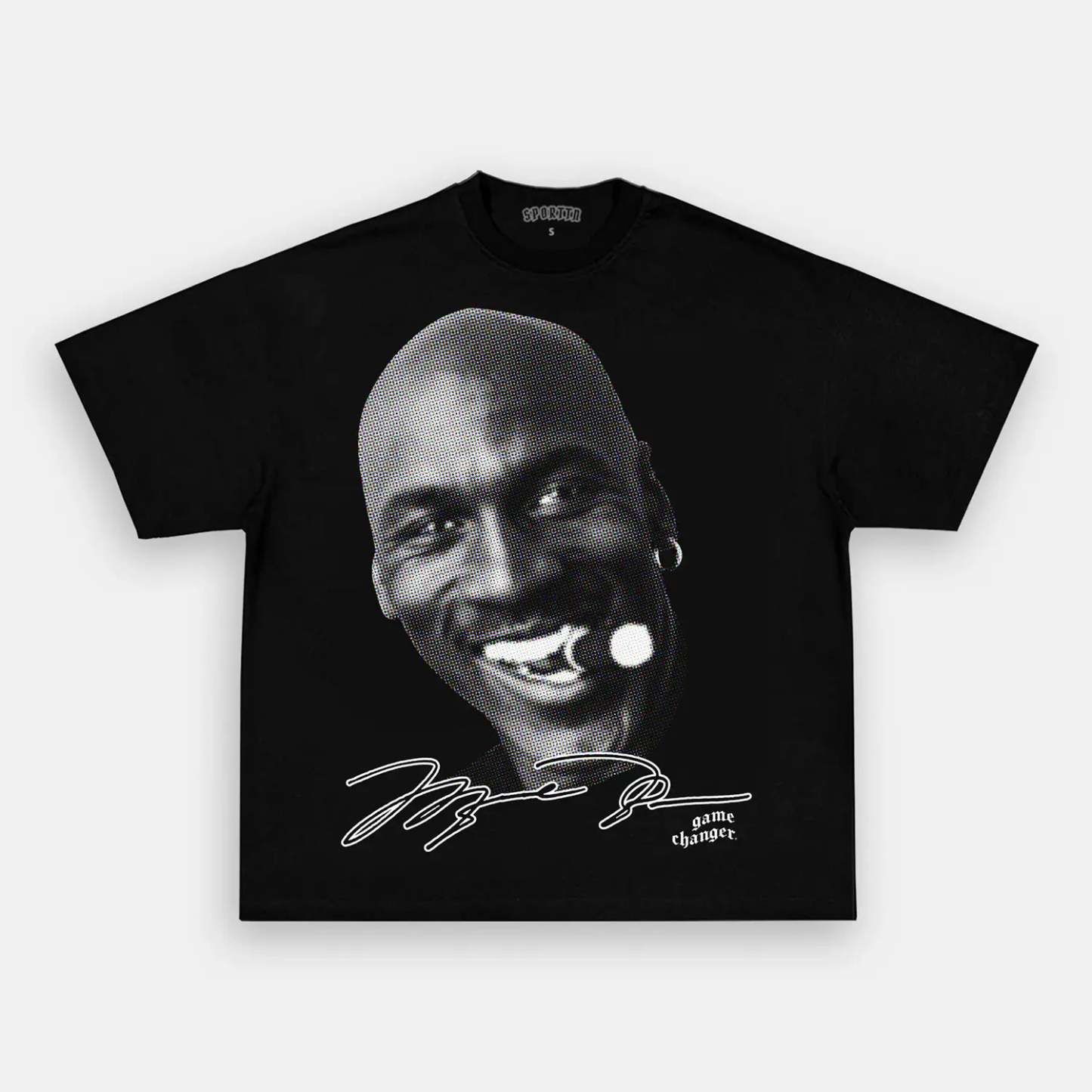Unisex-Adult Ultra Cotton Washed T-Shirt Graphic BIG_FACE_JORDAN_TEE