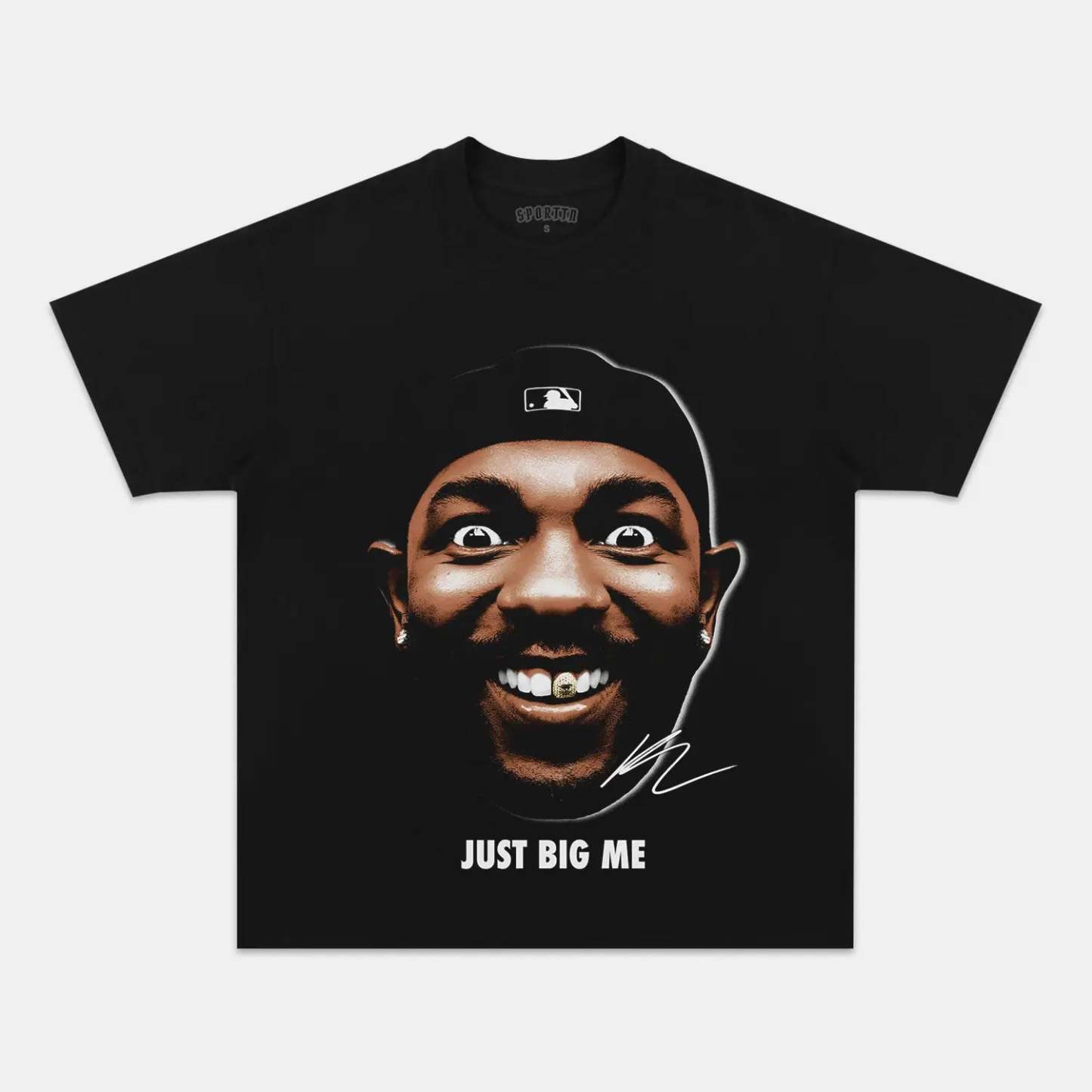 Unisex-Adult Ultra Cotton Washed T-Shirt Graphic BIG FACE KENDRICK TEE
