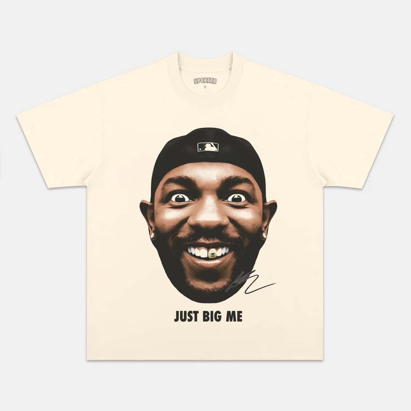 Unisex-Adult Ultra Cotton Washed T-Shirt Graphic BIG FACE KENDRICK TEE