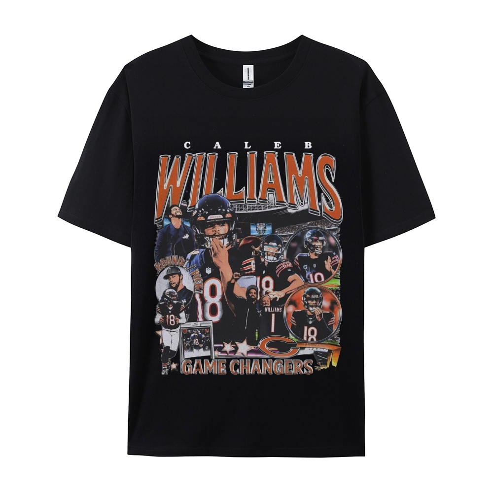 Unisex-Adult Ultra Cotton Washed T-Shirt Graphic CALEB WILLIAMS - BEAR