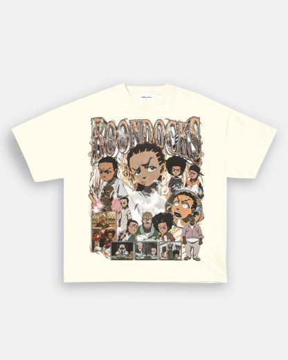 Unisex-Adult Ultra Cotton Washed T-Shirt Graphic BOONDOCKS V2 TEE