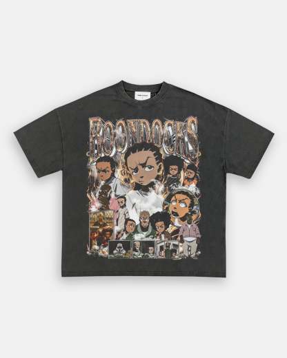 Unisex-Adult Ultra Cotton Washed T-Shirt Graphic BOONDOCKS V2 TEE