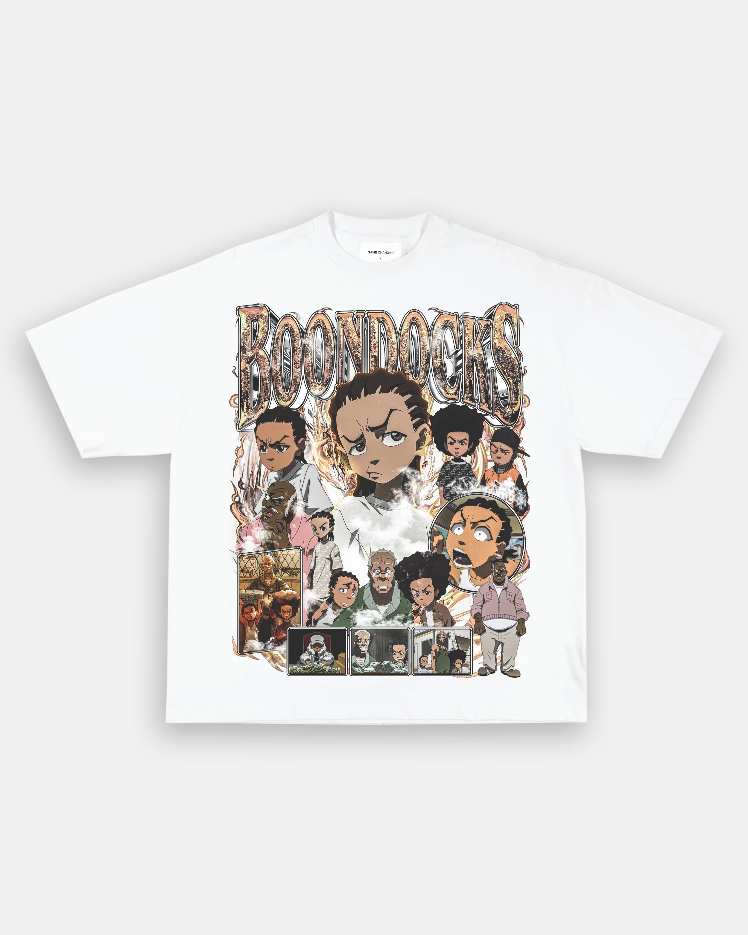 Unisex-Adult Ultra Cotton Washed T-Shirt Graphic BOONDOCKS V2 TEE
